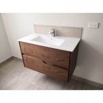 Wall Hung Vanity Leisure Series 1200mm Walnut Veneer